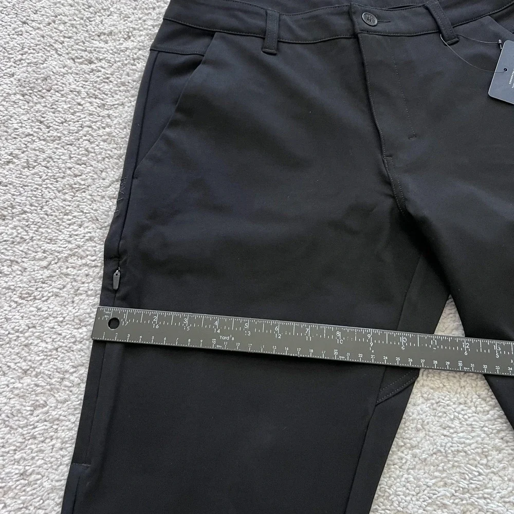 BYLT Premium Basics Everyday Pant 2.0 Pants Mens 33 Black Slim Fit Stretch Chino